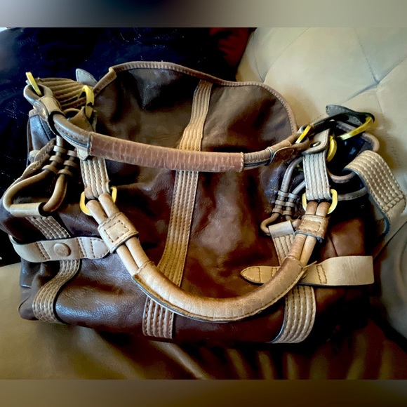 Theory Leather Utility Satchel - Picture 3 of 9